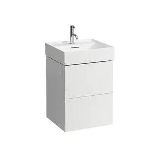 LF WTU K-LAUFEN 450x480x600 2 Schubl Push/Pull f.WT H810332 weiß matt