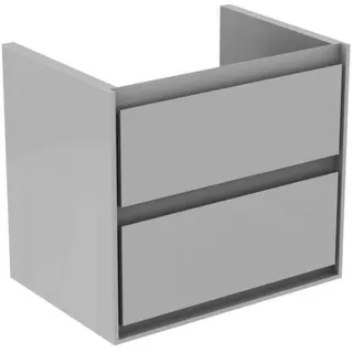 Ideal Standard Waschtisch-USchrank Connect Air Cube,2 Ausz., 580x409x517mm, Weiß gl.u.matt