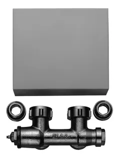 Kermi Ventilhahnblock-Set Eckform Blende weiss, ZV01190001