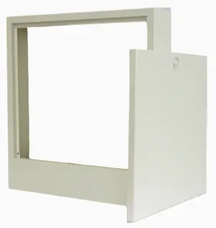 comfort-Gehäuseabdeckung für Aufputz- Schrank Typ A-1,5 beschichtet RAL 9016