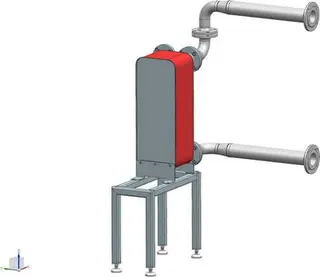 BOSCH hydraulische Systemtrennung HY-S11 DN 65, für 2x100 kW, mit Isolierung