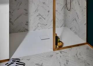 Villeroy & Boch Duschwanne Squaro Infinity 1600x900x40mm re-eckig flb Einbau AR StoneWhite – Bild 3