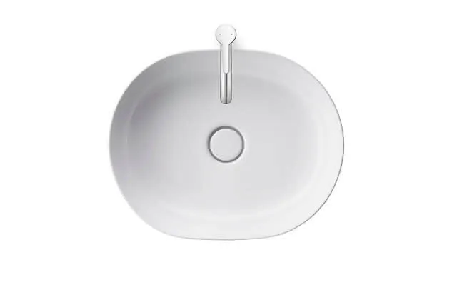 Duravit Aufsatzbecken Luv 500x350mm geschliffen, o.ÜL, o.HLB, weiß