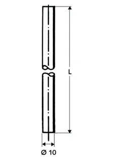 SCHELL Kupferrohr glatt, d:10, L:500, chrom – Bild 3