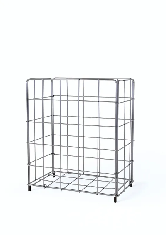 CWS Paradise Stainless Steel PaperBasket 20 l, HxBxT 360x300x180 mm, Edelstahl