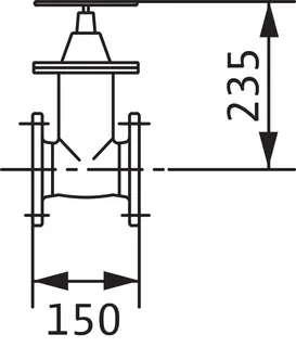 Wilo Mechanisches Zubehör Absperrschieber DN 50, EN-GJL-250 – Bild 2