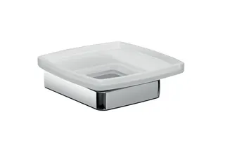 EC Seifenhalter trend 00100 Glasteil satiniert chr