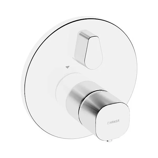 Hansa Living Wannenthermostat Unterputz Fertigset (chrom), Rosette rund