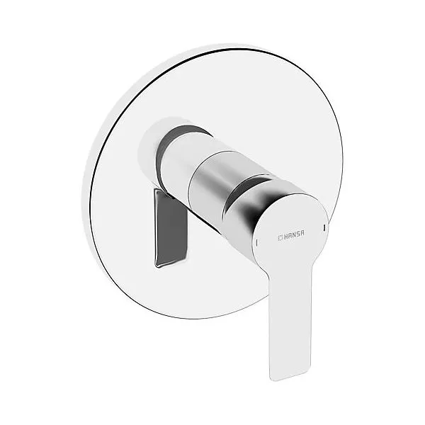 Hansa Ligna Fertigset Unterputz Brausearmatur (chrom), runde Rosette