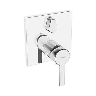 Hansa Hansaronda Funktionseinh. mit Dekorset Wannenmischer 8384 (chrom)