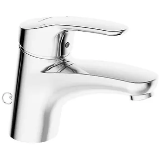 Hansa Waschtisch-Einhand-Einlochbatterie mit Kette, Hansamix 0104 chrom