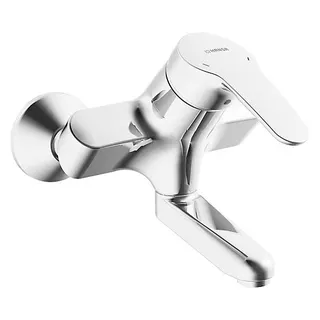 Hansa Mix Waschtisch Wand Armatur, Hebel chrom
