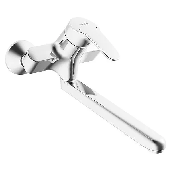 Hansa Mix Wasch-/Spültisch Wandarmatur (chrom), Ausladung 300 mm