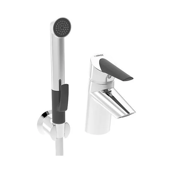 Hansa Hansafit Waschtischbatterie mit Funktionsbrause 6507 (chrom)
