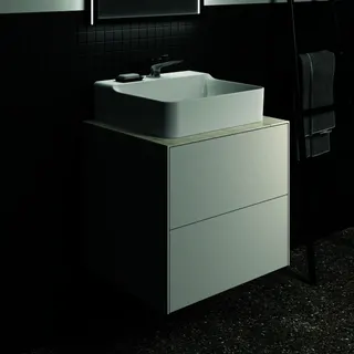 Ideal Standard Waschtisch-Unterschrank Conca, 2 Auszüge, o.Platte, 600x505x540mm, Weiß – Bild 3