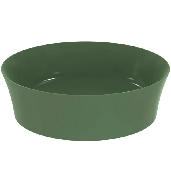Ideal Standard Schale Ipalyss, ohne Hahnloch, ohne Überlauf, 400x400x120mm, Salbeigrün