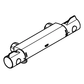 GROHE THM-Brausebatterie Grohtherm 800 34561 ohne Anschlüsse chrom – Bild 3