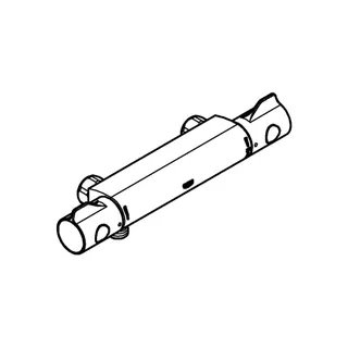 GROHE THM-Brausebatterie Grohtherm 800 34561 ohne Anschlüsse chrom – Bild 4