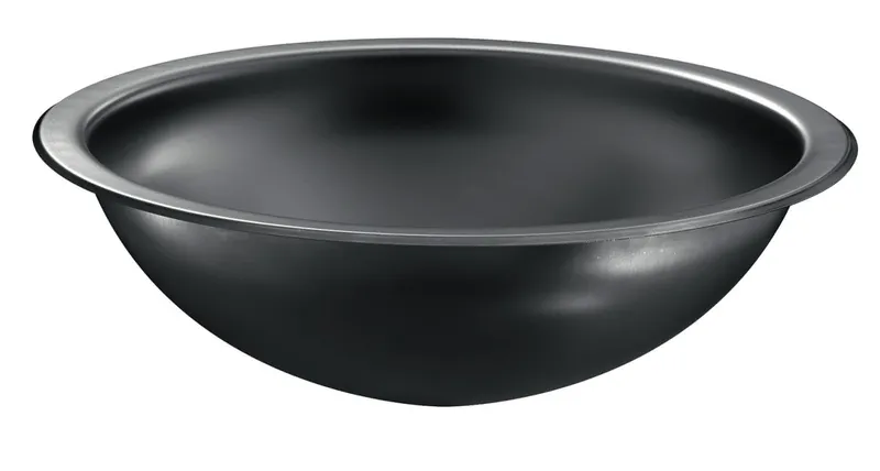 KD Einbau-Waschtisch HEMI D 385mm o. Überlauf Edst. 1.4301 hochglänzend
