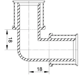 comfort-press-Metall-Winkel A20 90 Grad 16mm – Bild 2