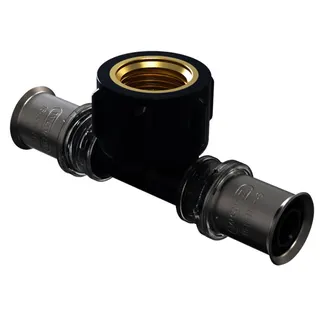 comfort-press-PPSU-T-Stück A20 16mm x DN 15 (1/2") IG x 16mm