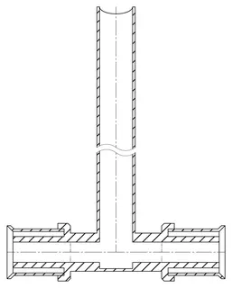 comfort-press-Metall-T-Anschlussleitung A20 20 x 300mm – Bild 2