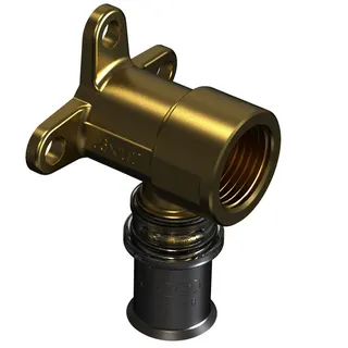 comfort-press-Metall-Wandscheibe A20 16mm x DN 15 (1/2") IG