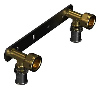 comfort-press-Metall-Halteplatte 153 A20 verdrehsicher 16mm x DN 15 (1/2")