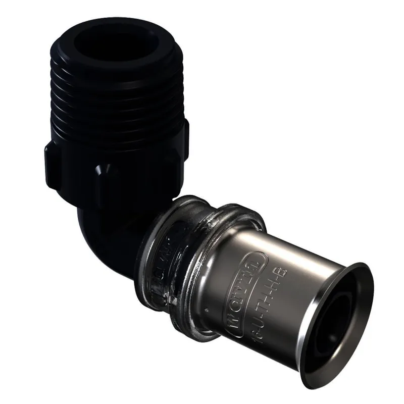 comfort-press-PPSU-Übergangswinkel A20 90 Grad 32mm x DN 25 (1") AG
