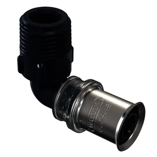 comfort-press-PPSU-Übergangswinkel A20 90 Grad 16mm x DN 15 (1/2") AG