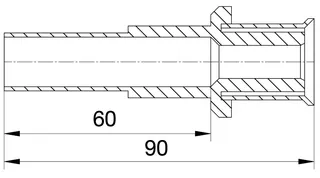 comfort-press-Metall-Übergang A20 auf Kupfer 20 x 22mm – Bild 2