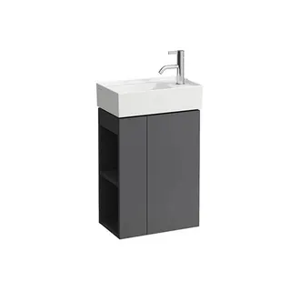 LF WTU K-LAUFEN 270x440x600 1Tür re Regal li P/P f.WT H815334 schiefergrau