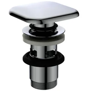Ideal Standard Push open Ventil quadratisch 120x85x85mm, Chrom