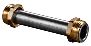 OVENTROP-Edelstahl-Pass-Stück 110mm für "Regudis W"