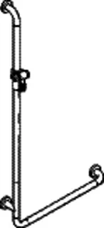 HEWI Winkelgriff m.Br.H.Stg. Ser 801, AM1:1250, W1:600 reinweiß – Bild 3