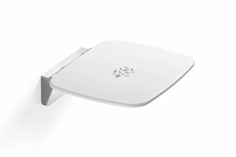 Giese Safeline Duschklappsitz chrom/weiß