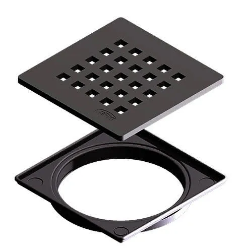 Kermi Ablaufabdeckung D51 Karo L 115 x B 115 mm