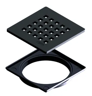 Kermi Ablaufabdeckung D51 Karo L 115 x B 115 mm – Bild 2