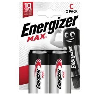 Energizer Batterien 1,5 V Max Baby (C) / LR14- 2 Stück