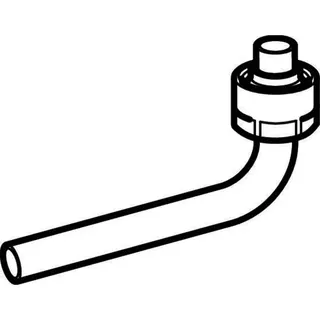 Geberit Metallrohr-Passbogen 90Gr mit Anschlussverschraubung d15 – Bild 3
