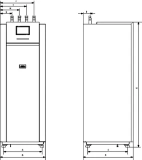 Kermi x-change dynamic terra 12 Badewanne I 6,5-16kW, Sole/Wasser, mit Regler – Bild 5