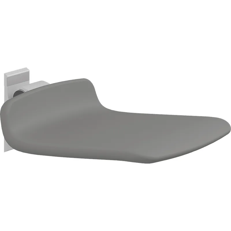PLUS Duschsitz 450, Festmontage Anthrazit, gepolstert
