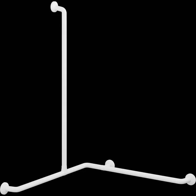 Eckhandlauf-Kombi 762x1200x1090 mm Weiß
