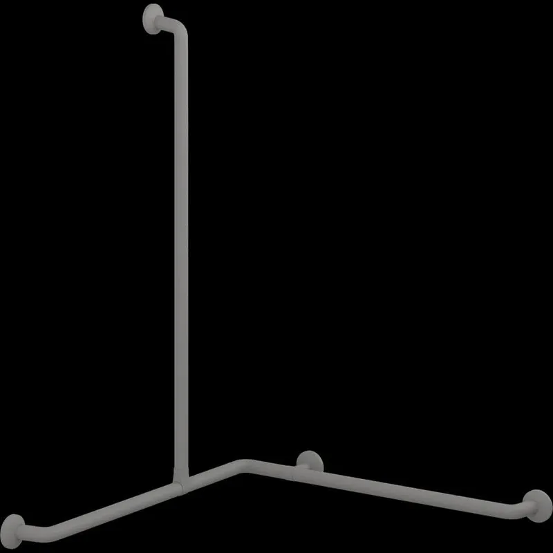 Eckhandlauf-Kombi 762x1200x1090 mm Anthrazitgrau
