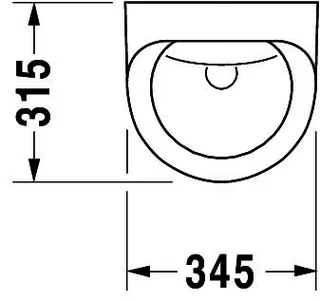 Duravit Design Classics Urinal Utronic Zul.v.h. f.Netzanschl.,o.Fliege, weiß – Bild 3