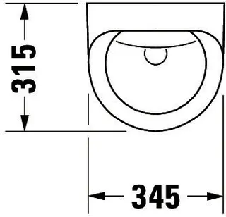 Duravit Design Classics Urinal Utronic Zul.v.h. f.Batterie, o.Fliege, weiß – Bild 3