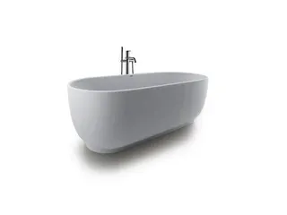Duravit Luv Badewanne 1800x850 Freist.,Nahtl.Verkl. Rückenschr. 2 Pos. L/R Weiß Matt – Bild 2