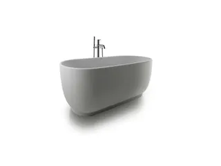 Duravit Luv Badewanne 1800x850 Freist.,Nahtl.Verkl. Rückenschr. 2 Pos. L/R Weiß Matt – Bild 5