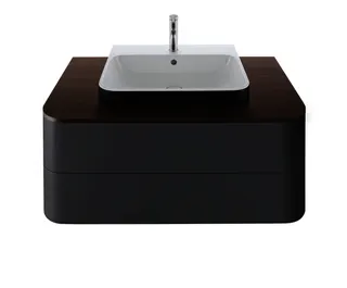 Duravit Konsole m.1Aus.HappyD2+, 16x1000x550mm, nussbaum gebürstet – Bild 2