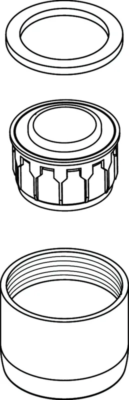 Ideal Standard Luftsprudlerdüse M22X1 -B- I.G., Chrom